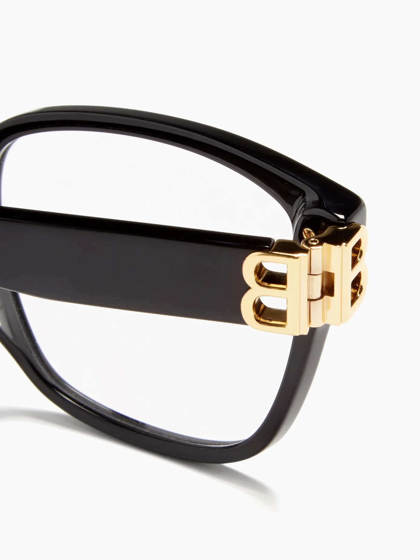 BB-logo acetate glasses - 2