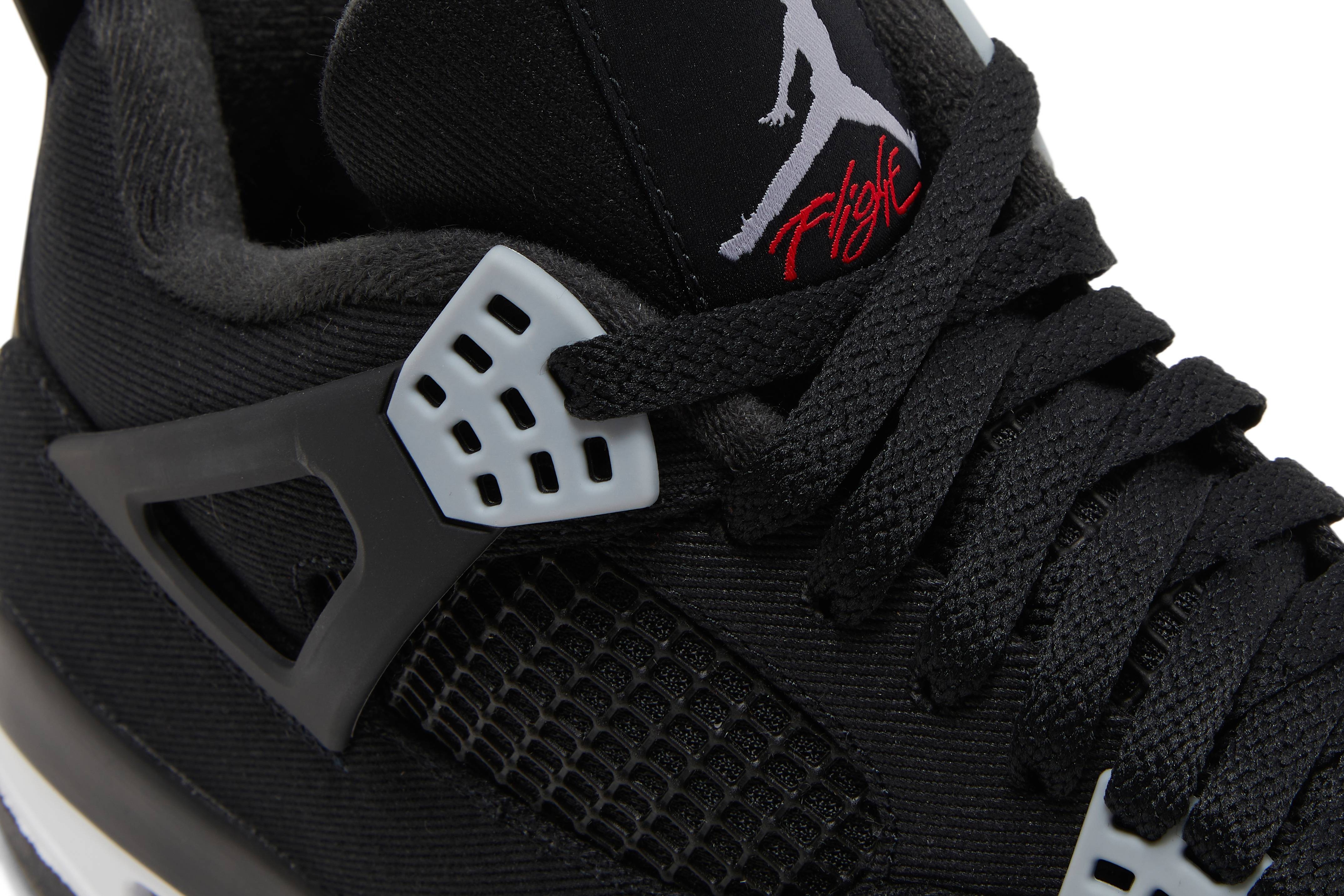 Air Jordan 4 Retro 'Black Canvas' - 9