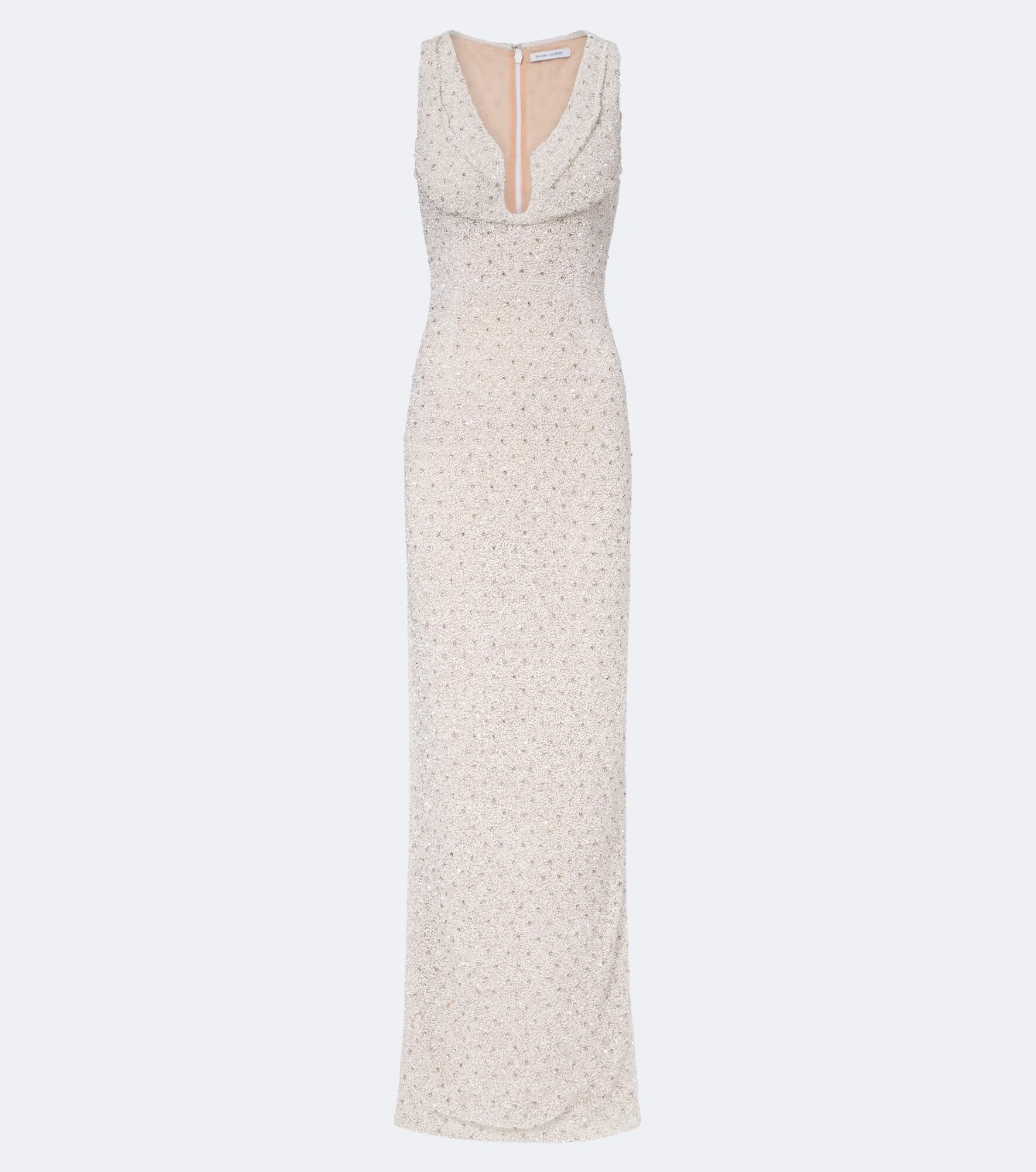 Ruby embellished gown - 1