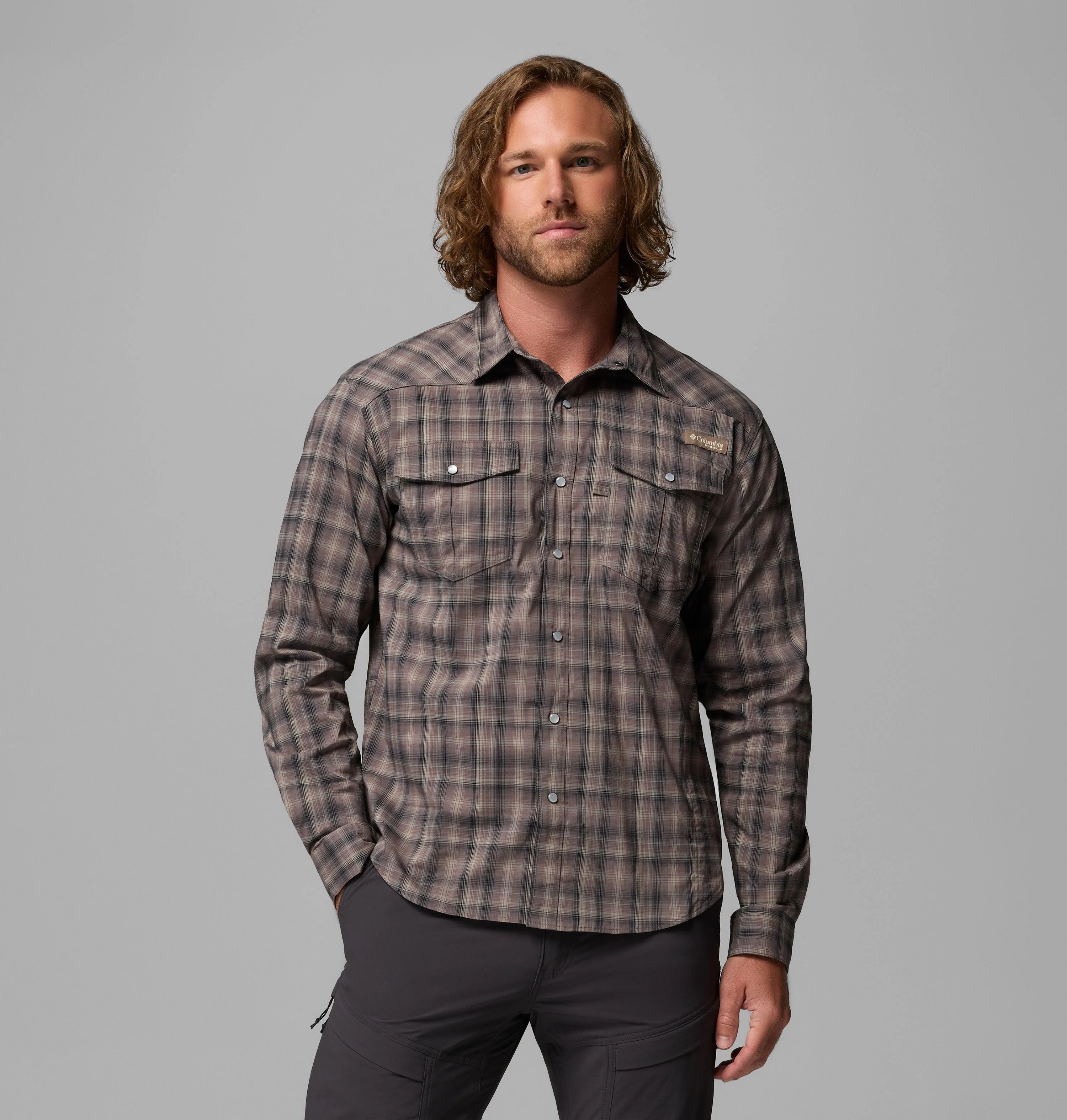 Men's Saddle Point II Long Sleeve Western Shirt - 1