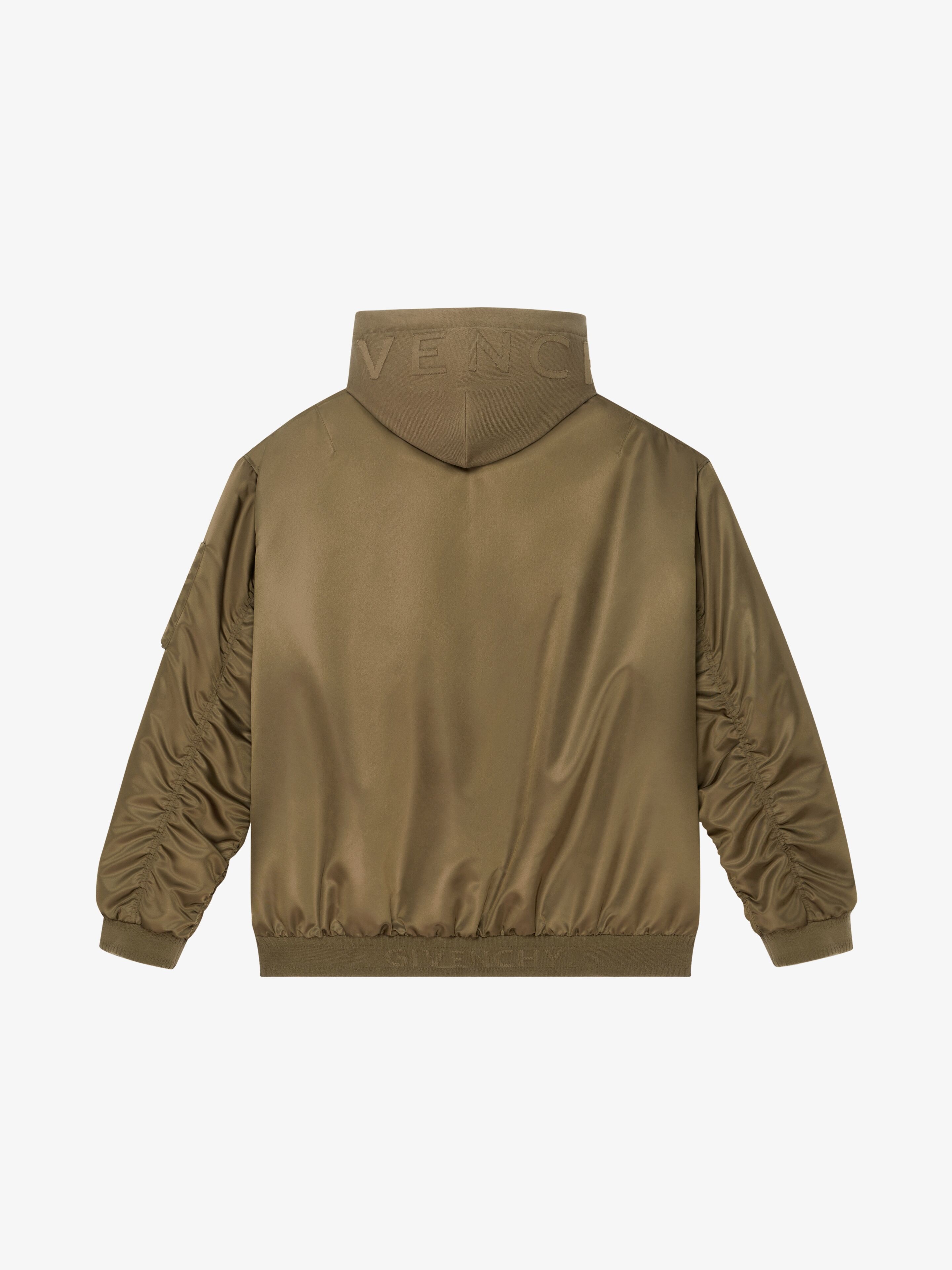 Givenchy OVERSIZED HOODED BOMBER JACKET | REVERSIBLE