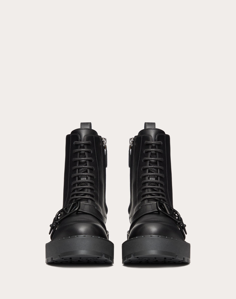 VLOGO SIGNATURE CALFSKIN COMBAT BOOT 45MM 4
