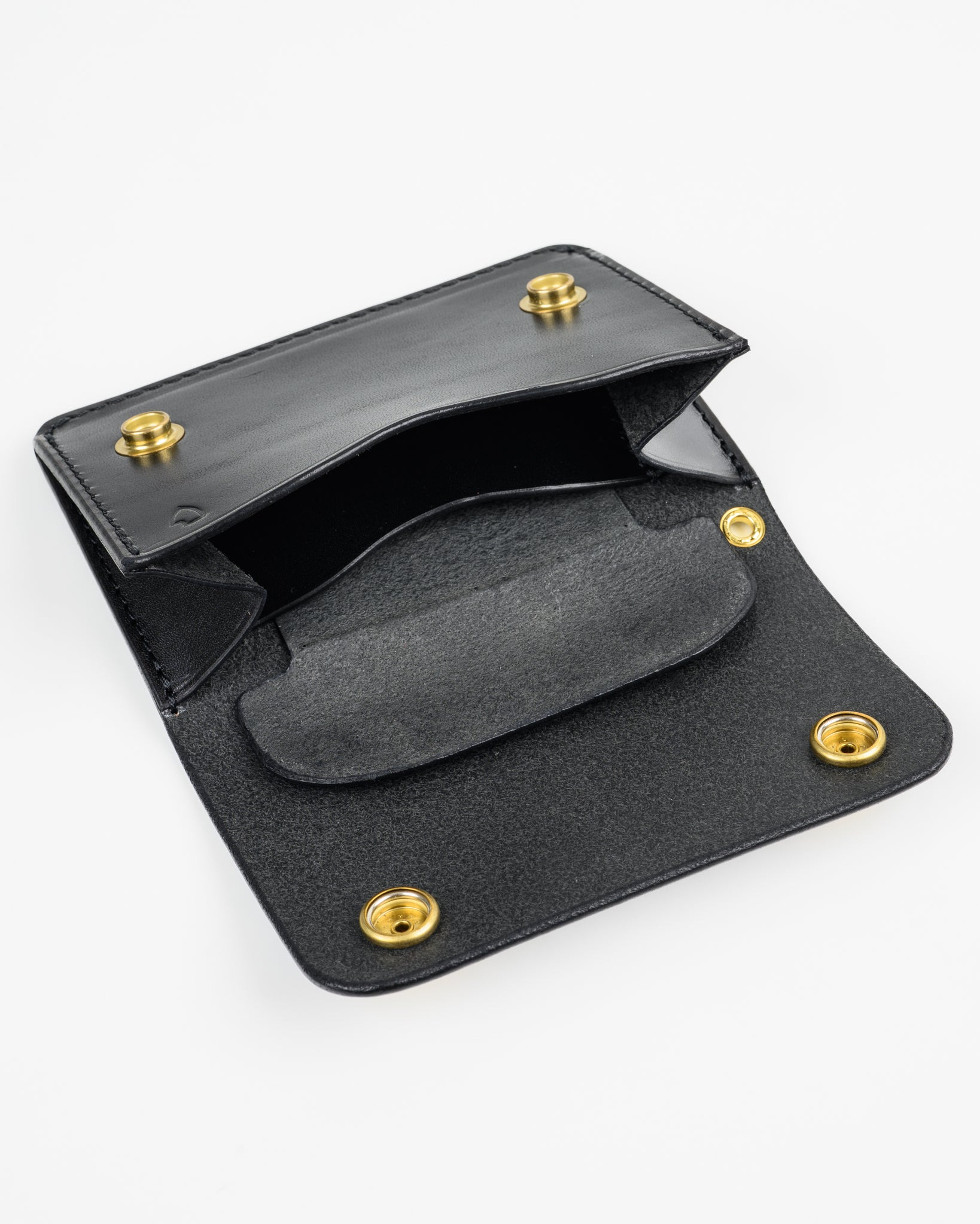 IHG-086-BLK Mini Trucker Wallet - Black - 4