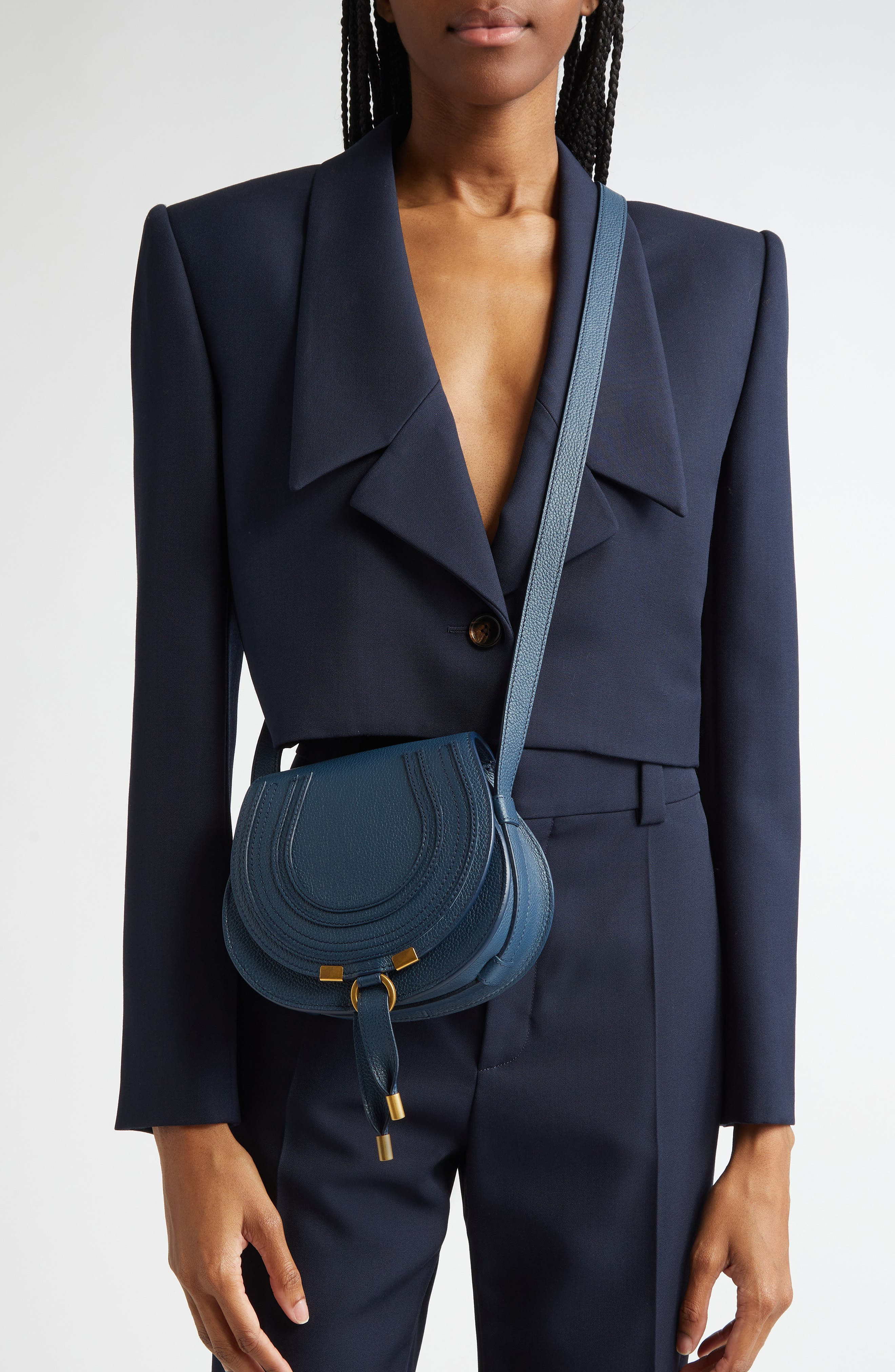 Small Marcie Leather Crossbody Bag - 3
