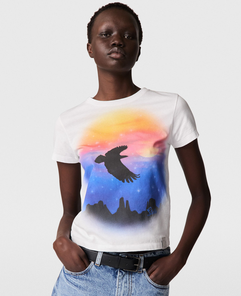 Stella McCartney Airbrush Graphic Baby Tee outlook