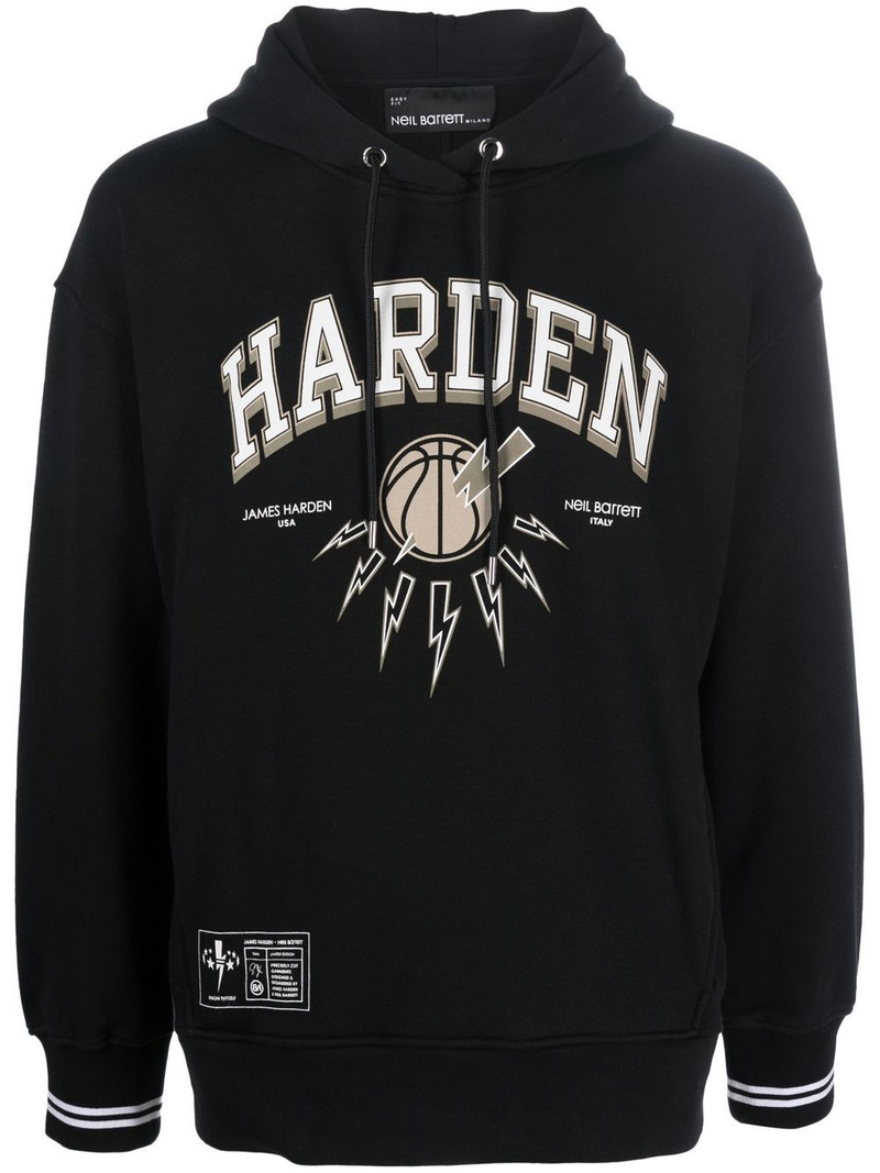 x James Harden logo-print hoodie 1