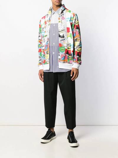 Comme des Garçons SHIRT cartoon print hooded jacket outlook