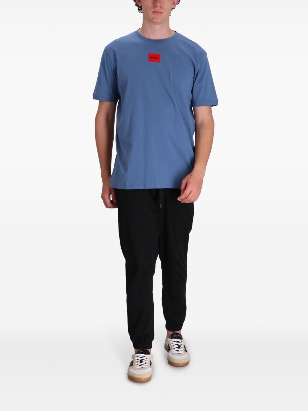 logo-patch cotton t-shirt - 2