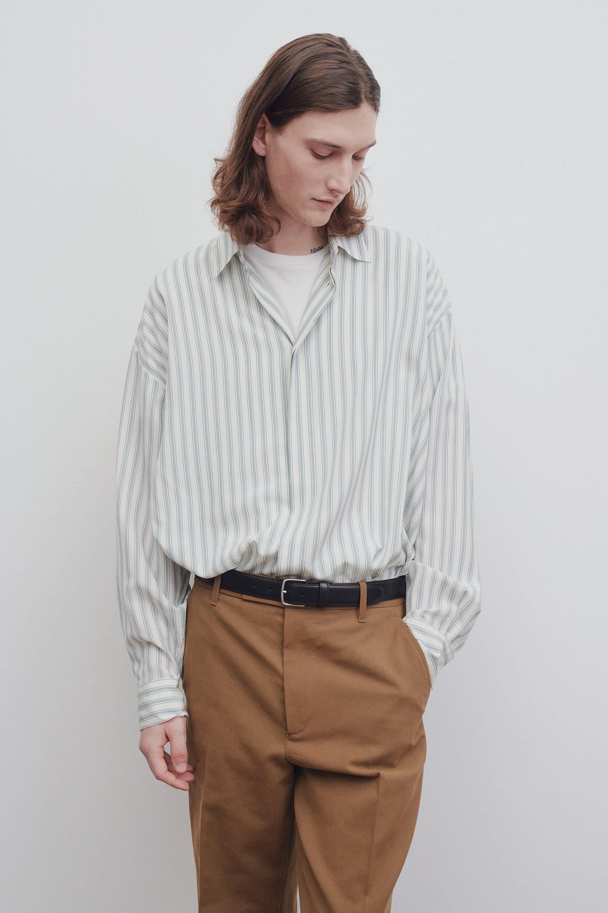 The Row Sisco Shirt in Silk | REVERSIBLE