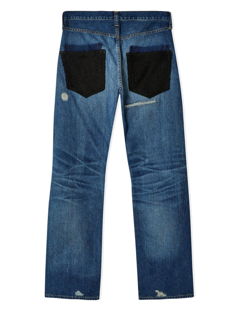 Junya Watanabe MAN distressed straight-leg jeans outlook