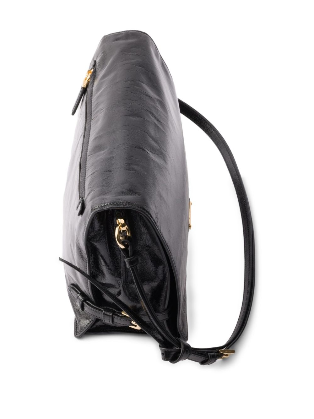 medium leather shoulder bag - 4