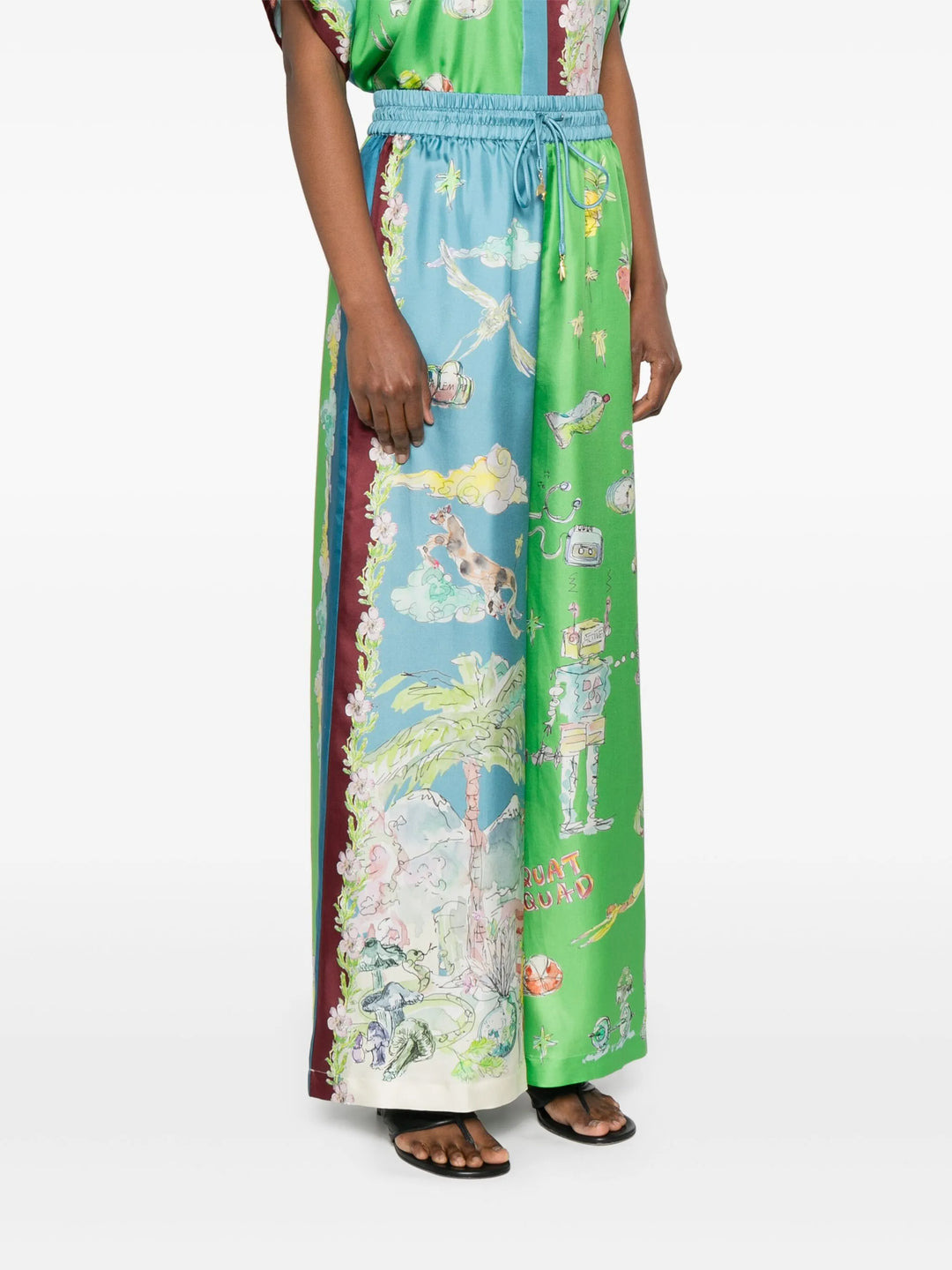 Daria Silk Pants - 3