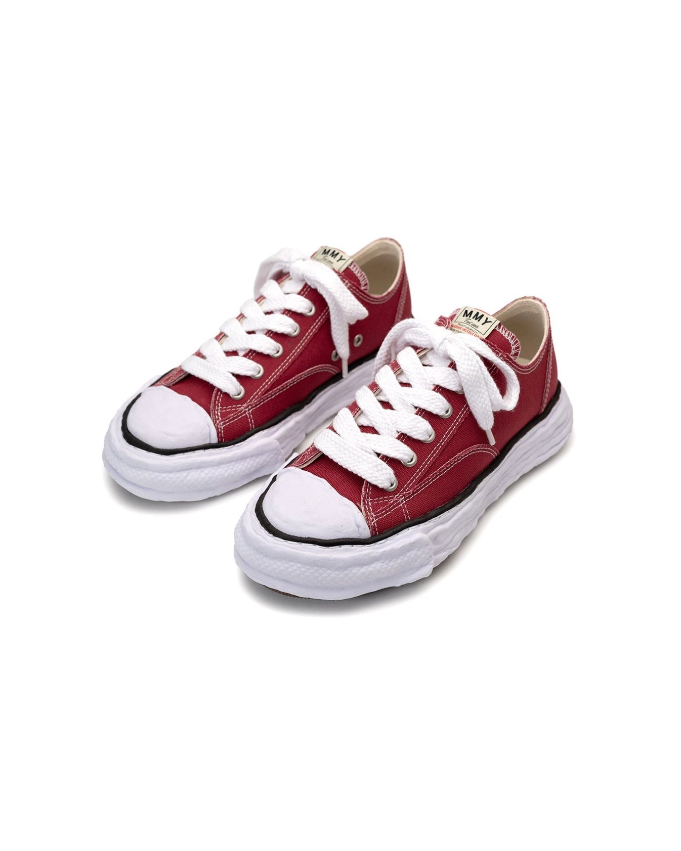 Maison MIHARA YASUHIRO Peterson 23 OG Sole Canvas Low 'Bordeaux' A11FW702-BORDEAUX - 3