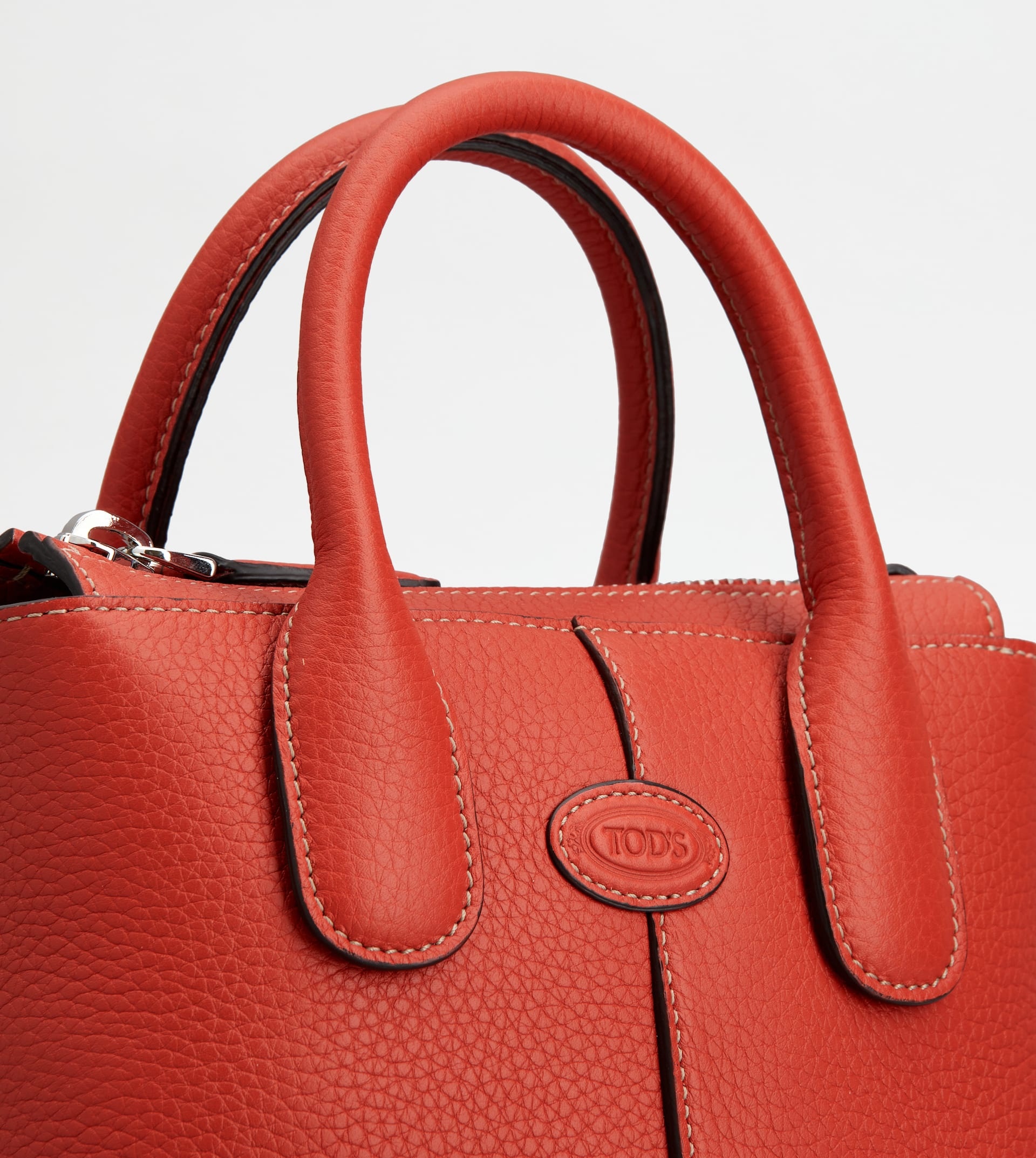 TOD'S DI BAG IN LEATHER MINI - RED - 5
