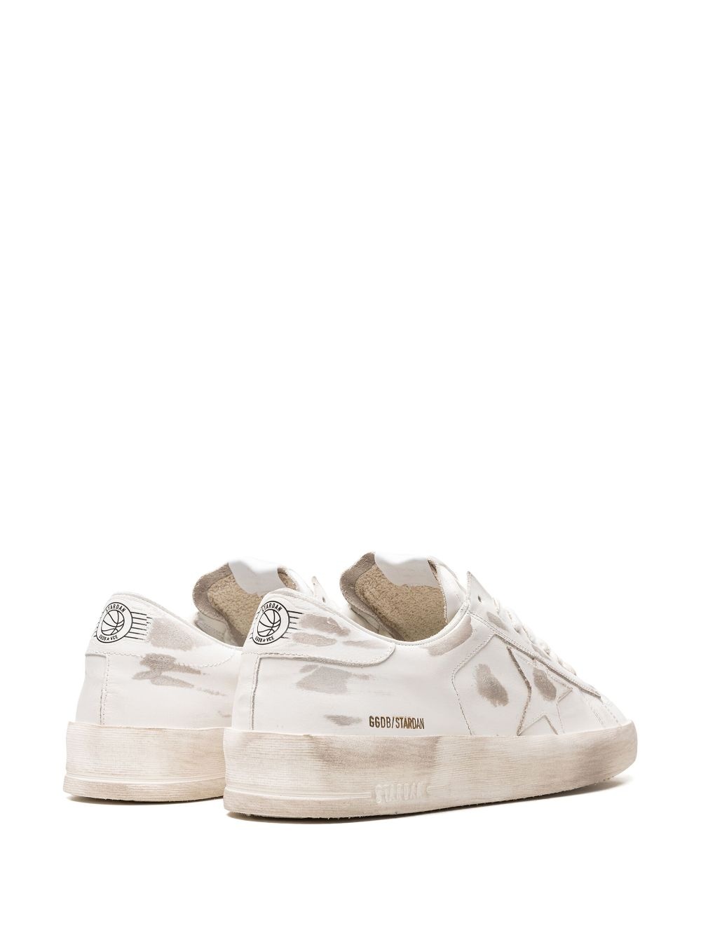 Stardan "white/beige" leather sneakers - 3