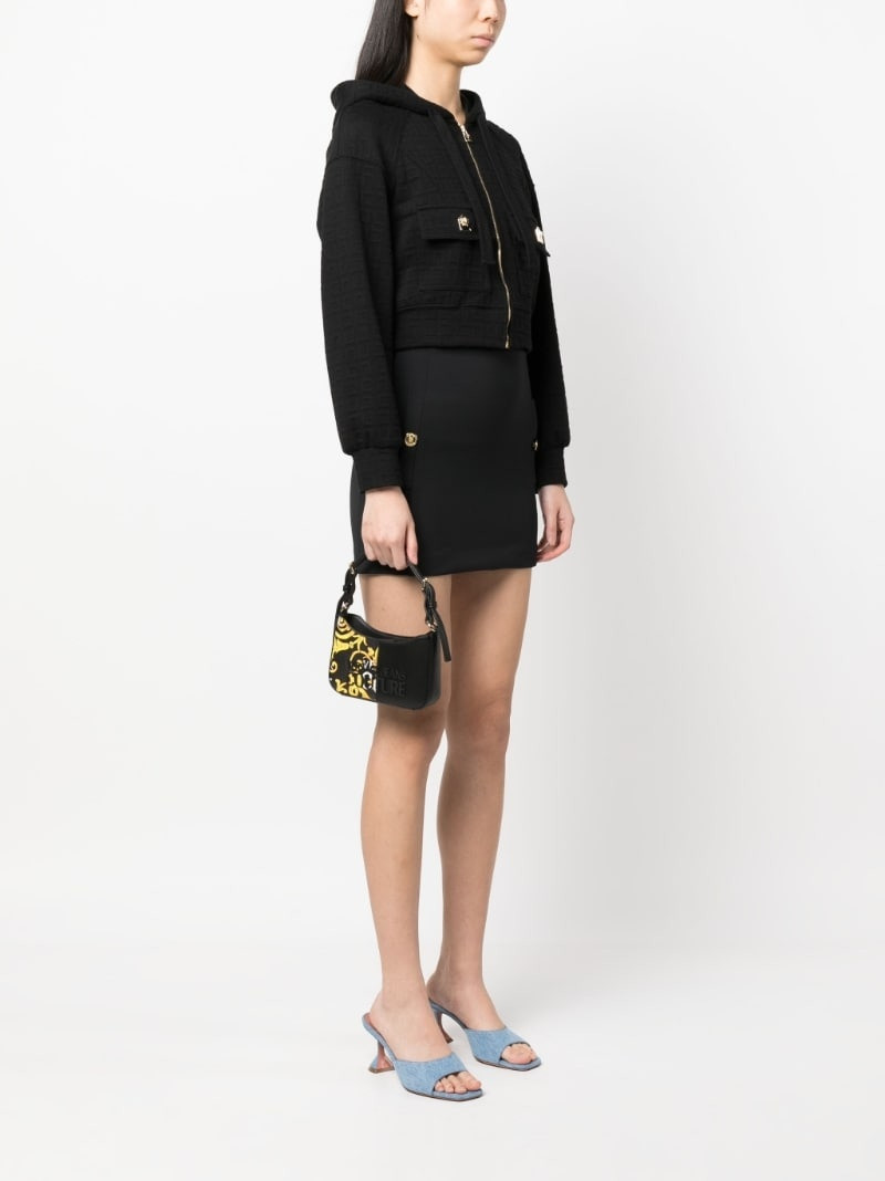 VERSACE JEANS COUTURE baroque-pattern print shoulder bag outlook