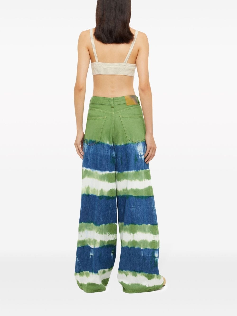 Magic Journey tie-dye jeans - 4