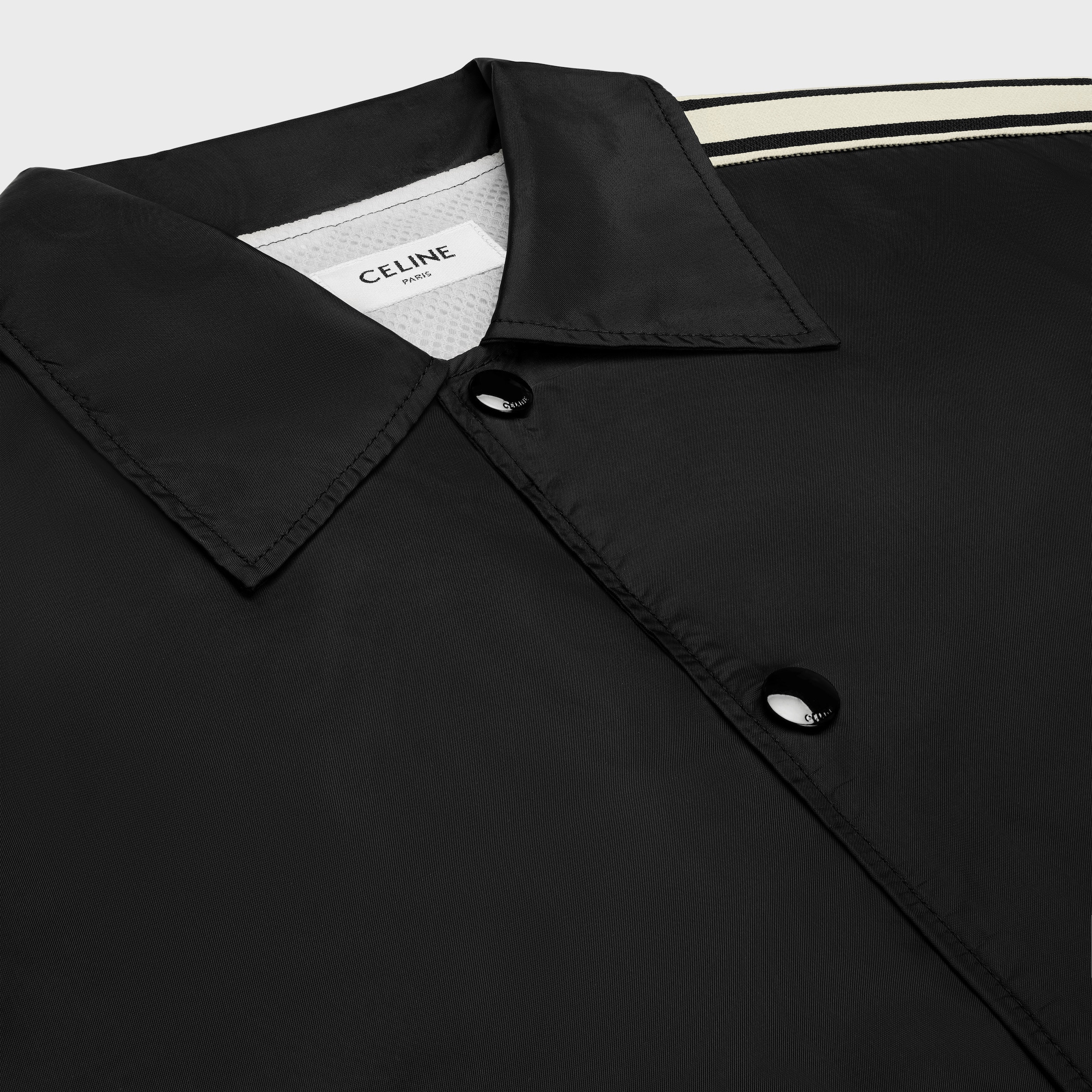 celine coach jacket in nylon - 3