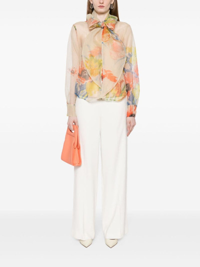 STAUD Maryn floral-print blouse outlook