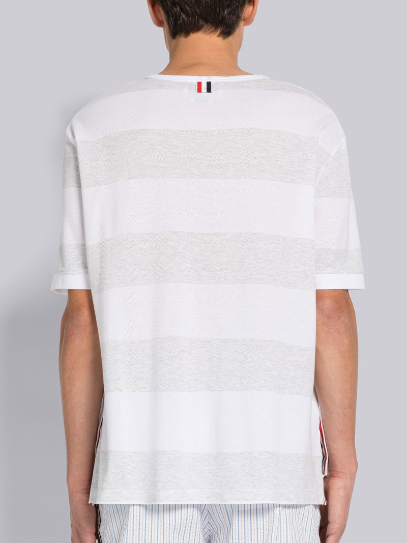 RUGBY STRIPE PIQUE OVERSIZED POCKET TEE 3