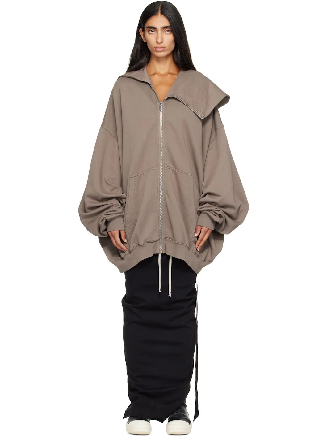 Gray Tower Mountain Hun Hoodie - 1