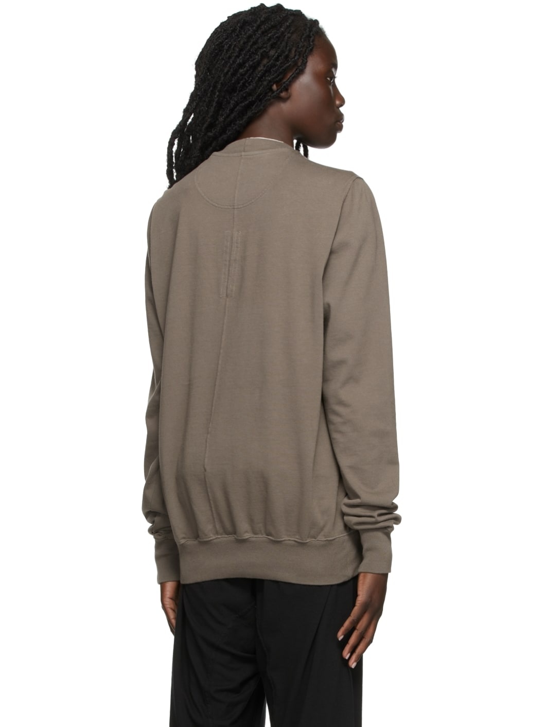 Taupe Granbury Crewneck Sweater - 3