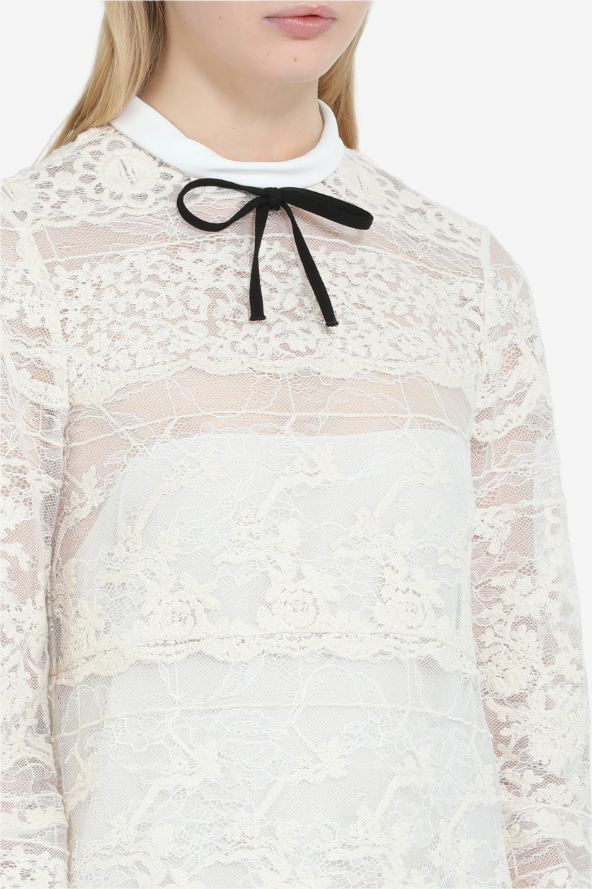 LONG LACE DRESS - 5