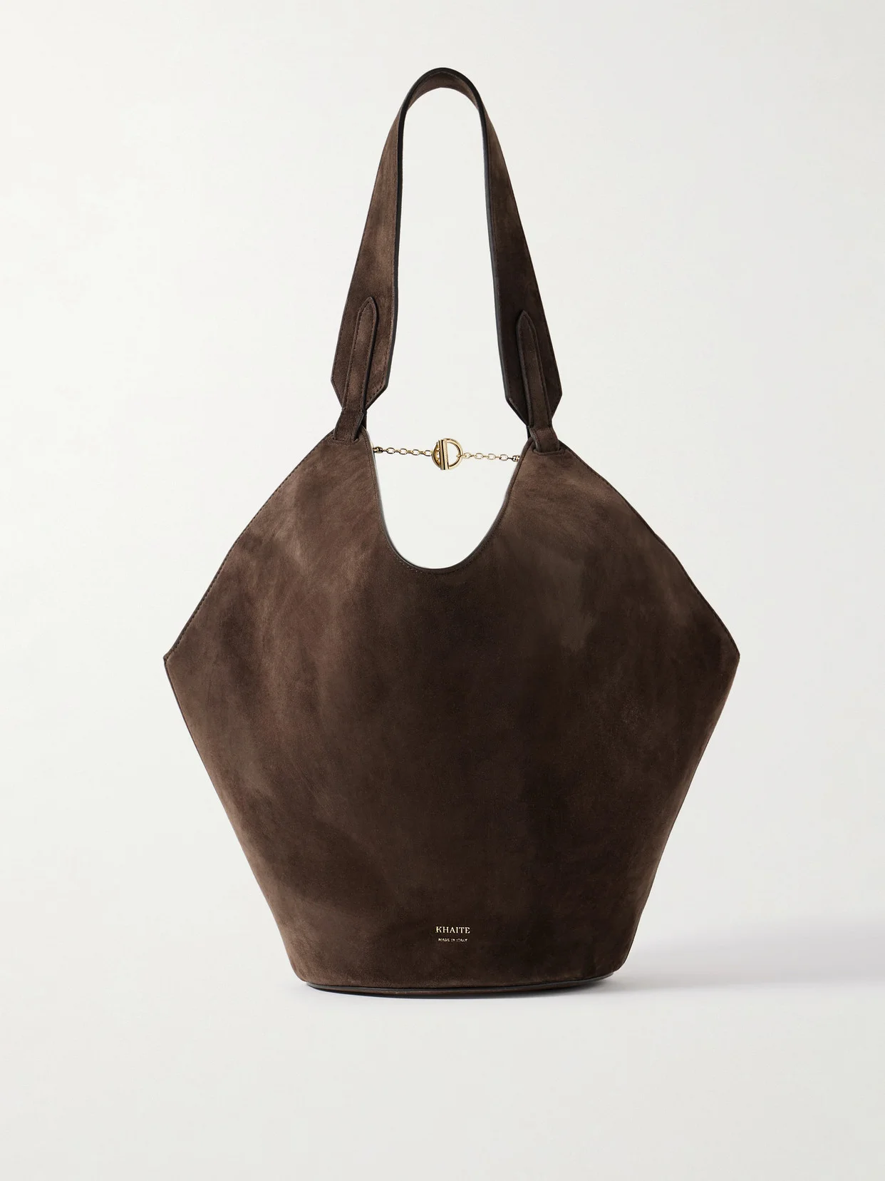 Lotus Small Suede Tote - 1