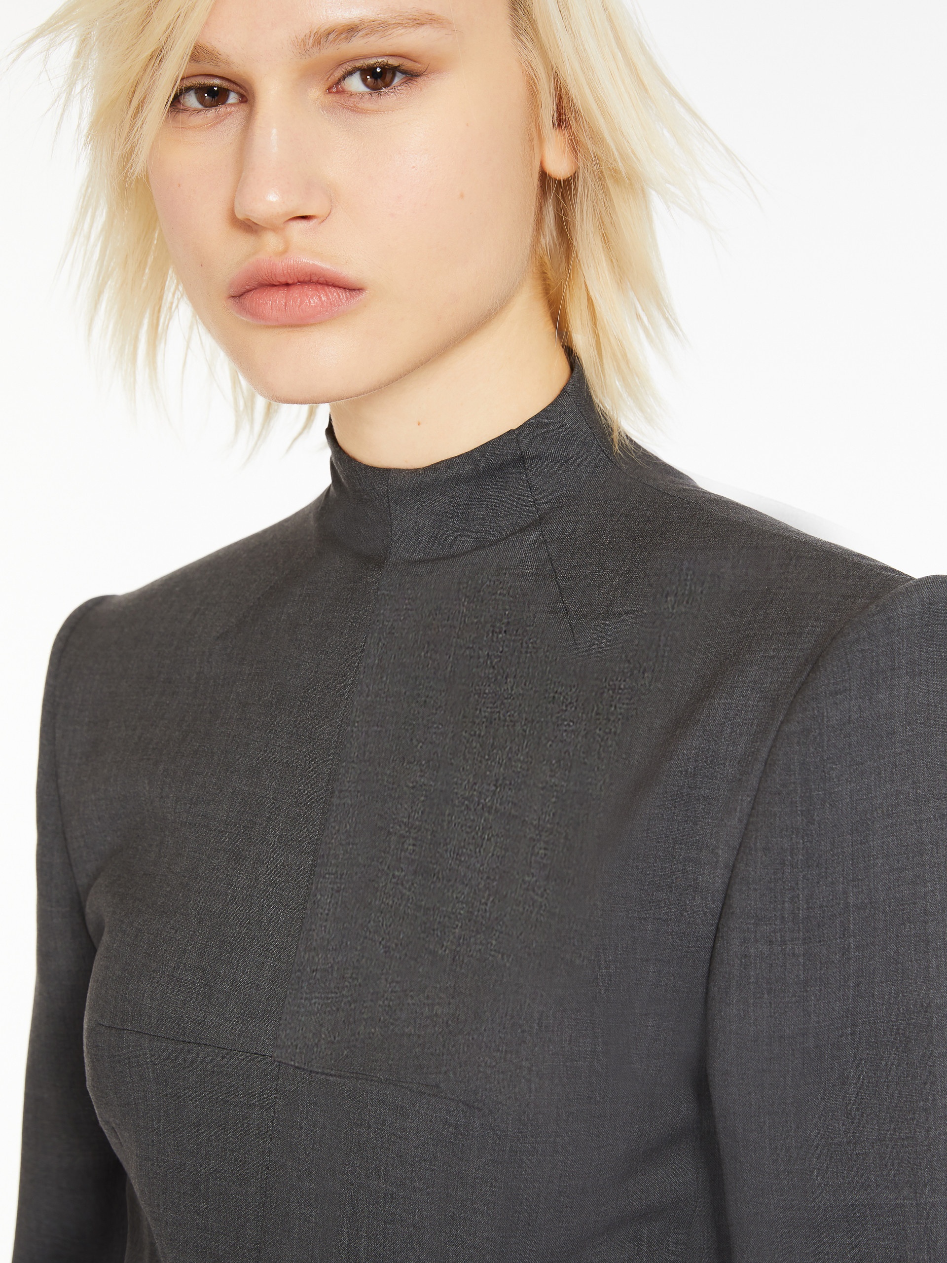 GIUDA Stretch wool bodysuit shirt - 5