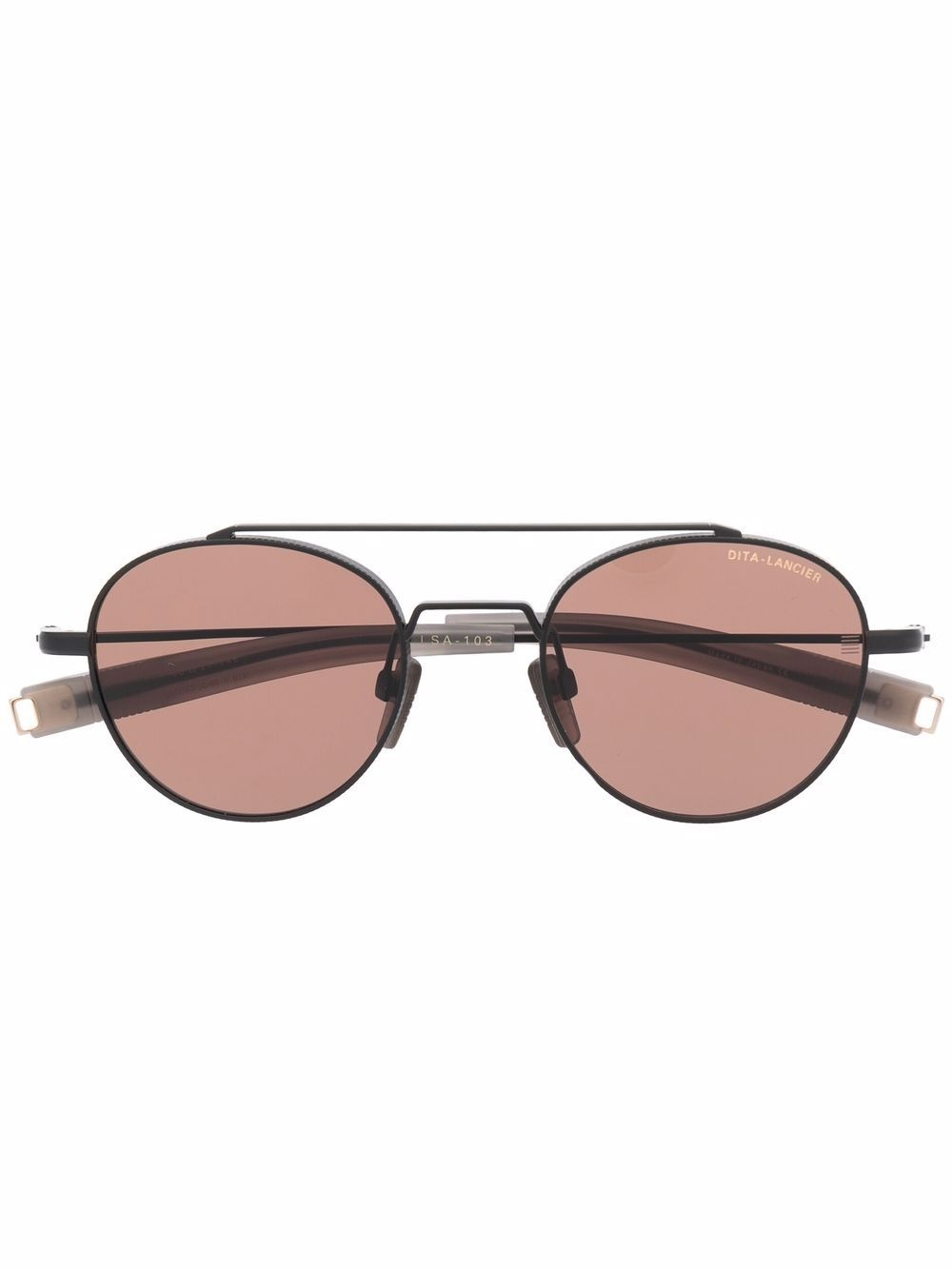 round aviator sunglasses - 1