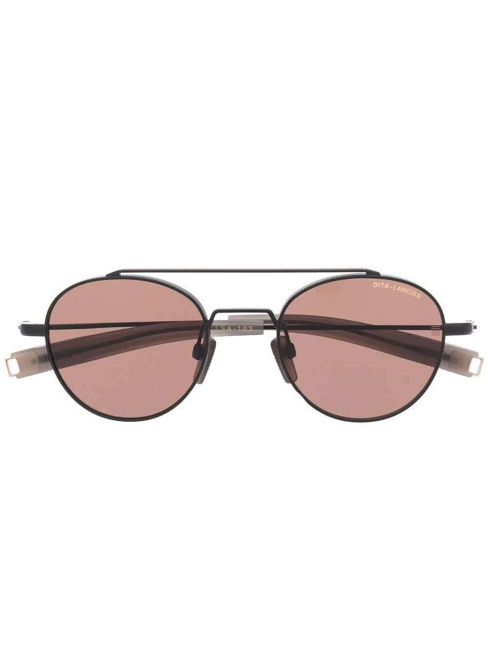 round pilot sunglasses - 1
