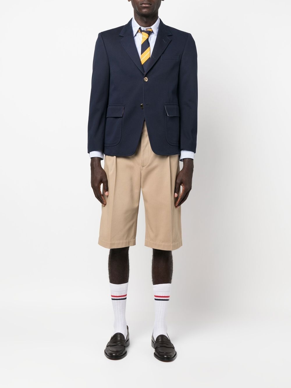 RWB-stripe tailored blazer - 2
