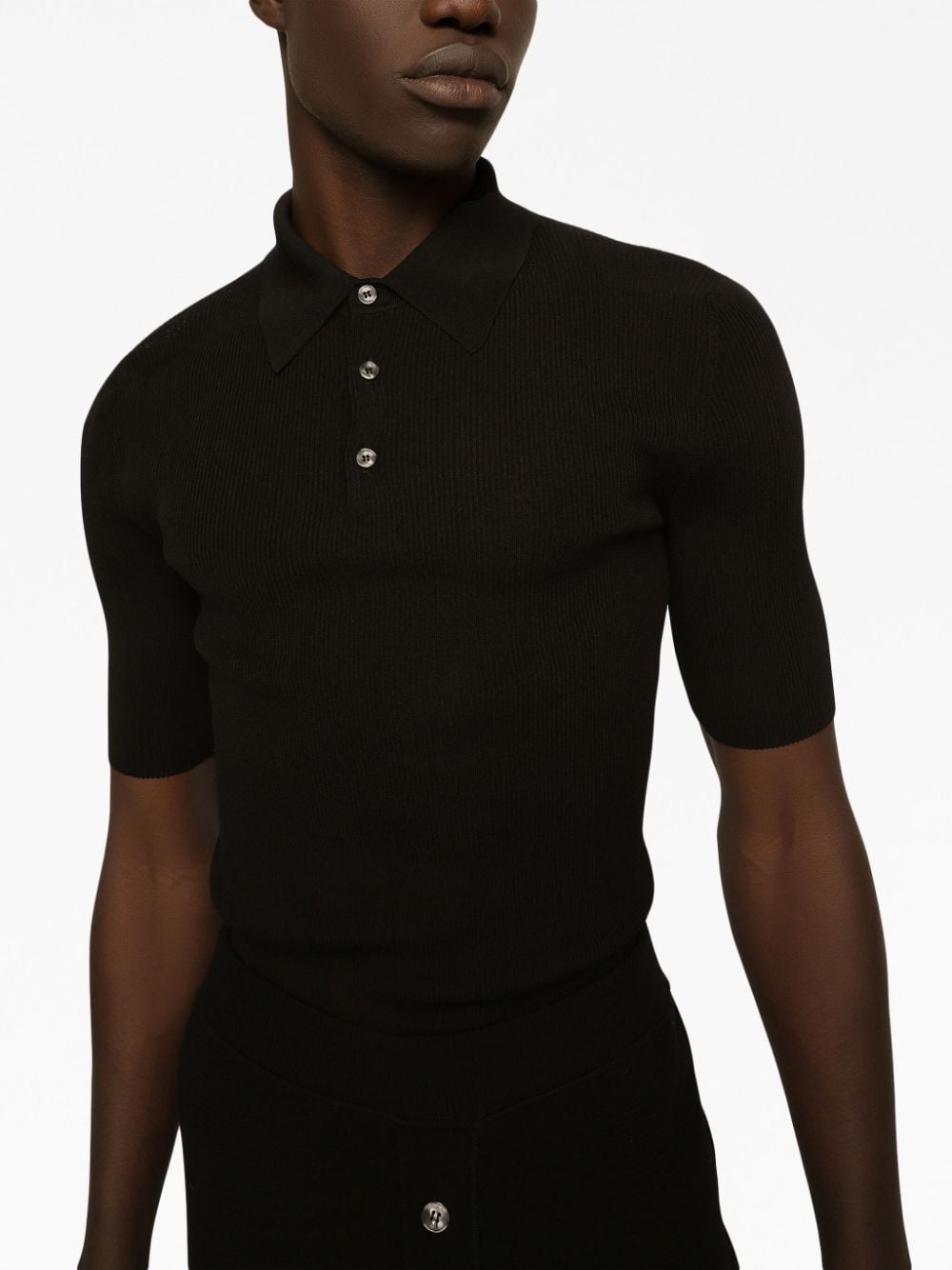button-fastening polo shirt - 5