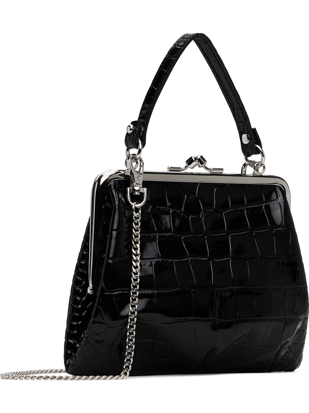 Black Granny Frame Bag - 3