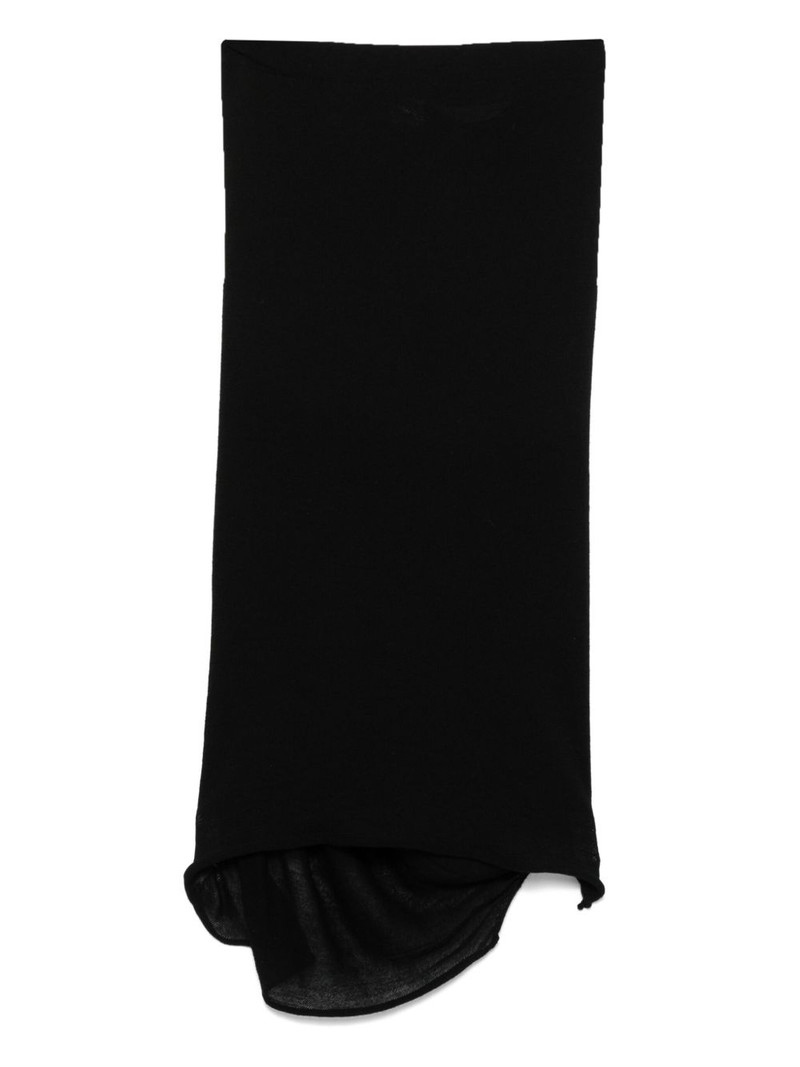 ISSEY MIYAKE Ambiguous midi skirt outlook