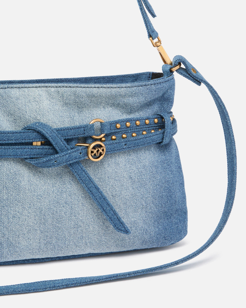 BELT BAG MINI SMALL SHOULDER BAG IN DENIM 3