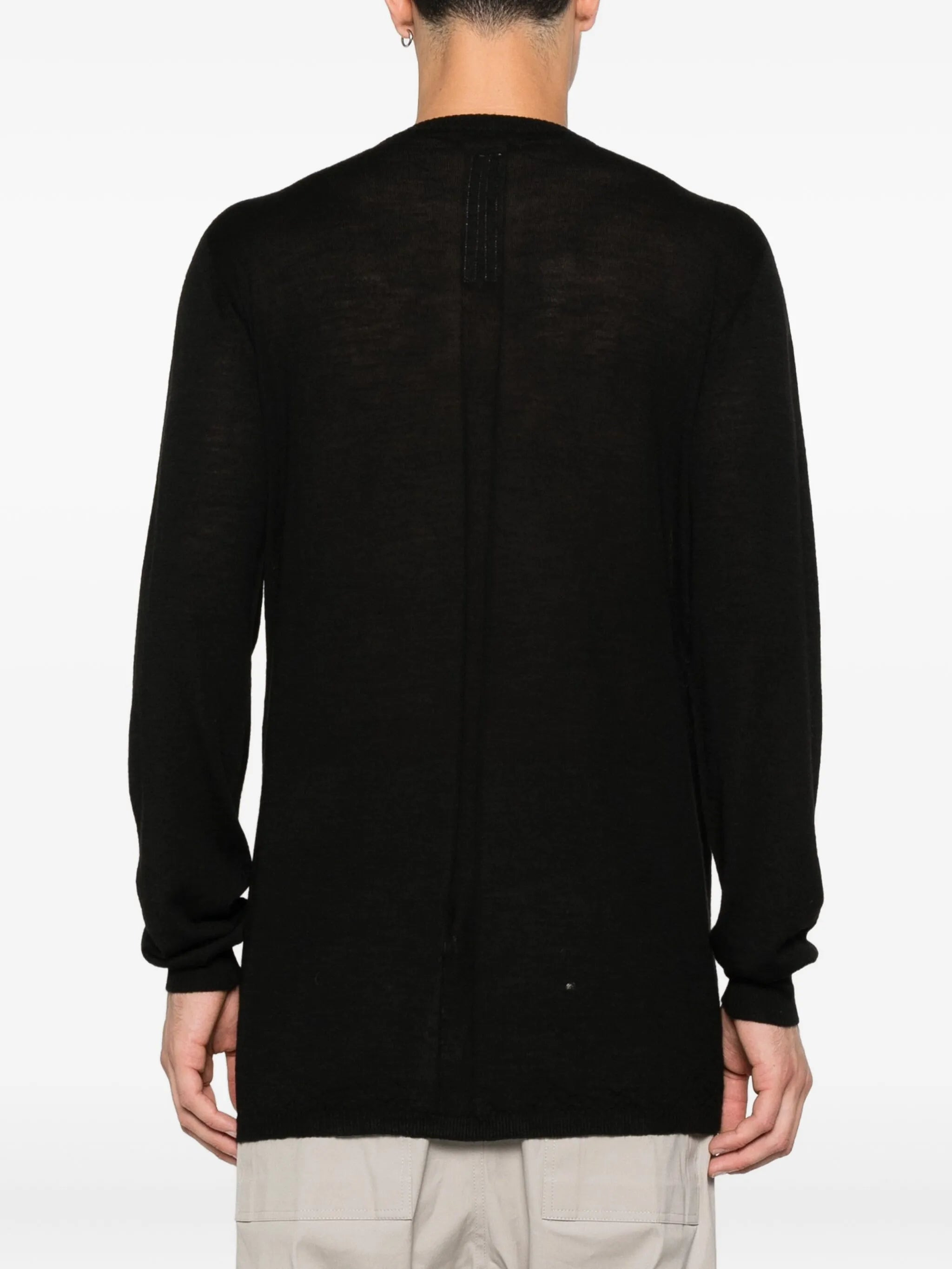crew-neck wool jumper - 4