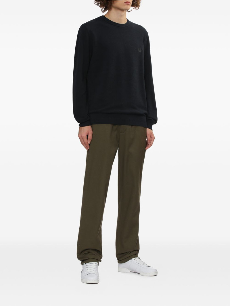Fred Perry logo crew-neck sweater outlook