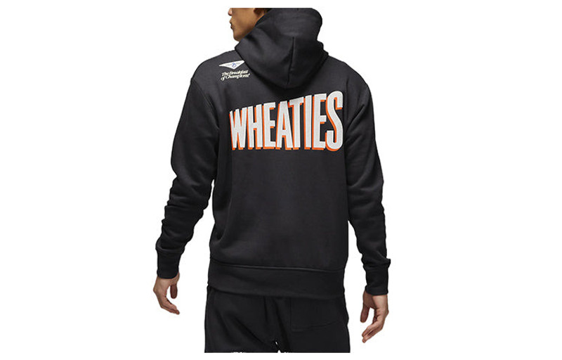 Jordan Air Jordan Wheaties Hoodie 'Black' DV7577-010 outlook