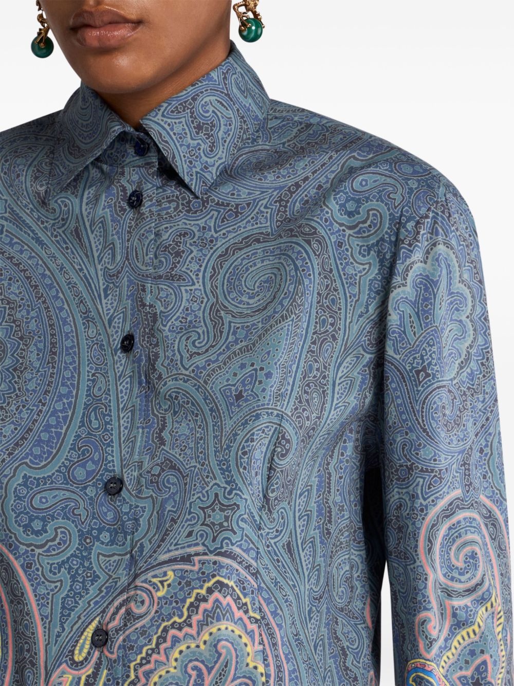 paisley-print shirt - 4
