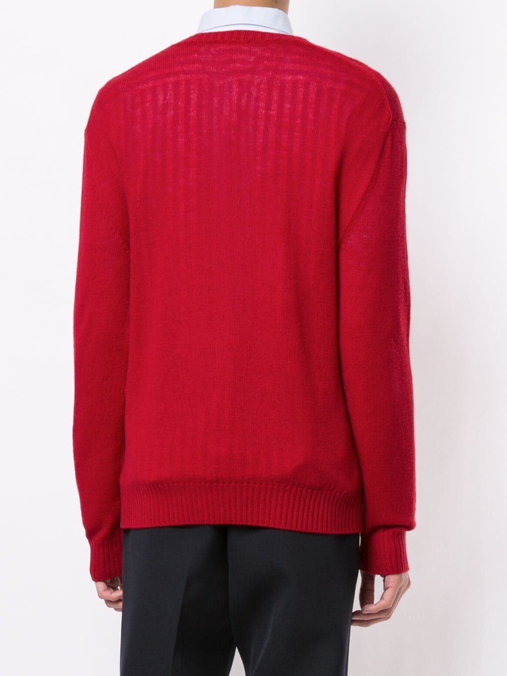 crew neck long-sleeve jumper - 4