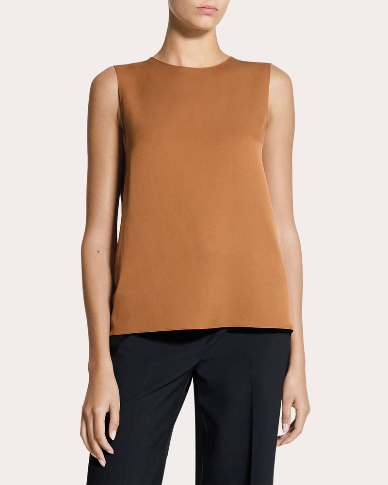 Theory Silk Georgette Shell Top outlook