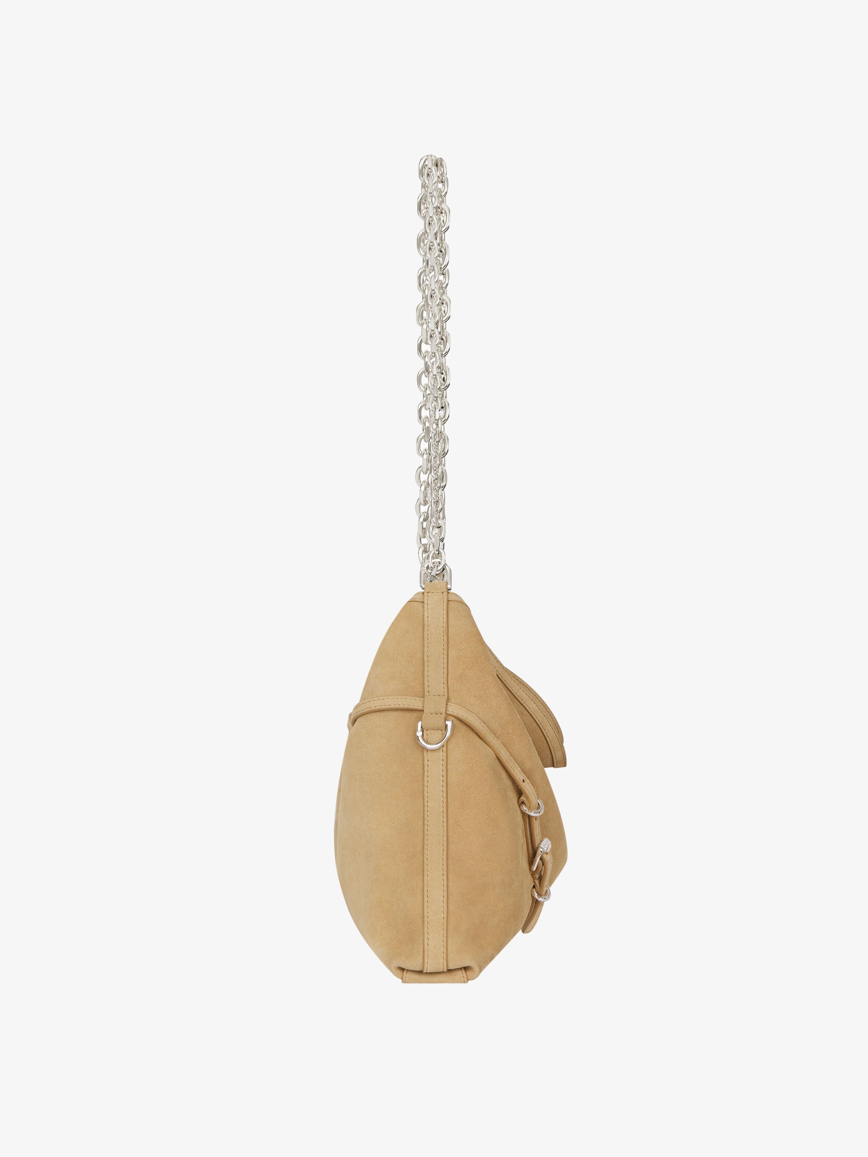 Givenchy MEDIUM VOYOU CHAIN BAG IN SUEDE | REVERSIBLE
