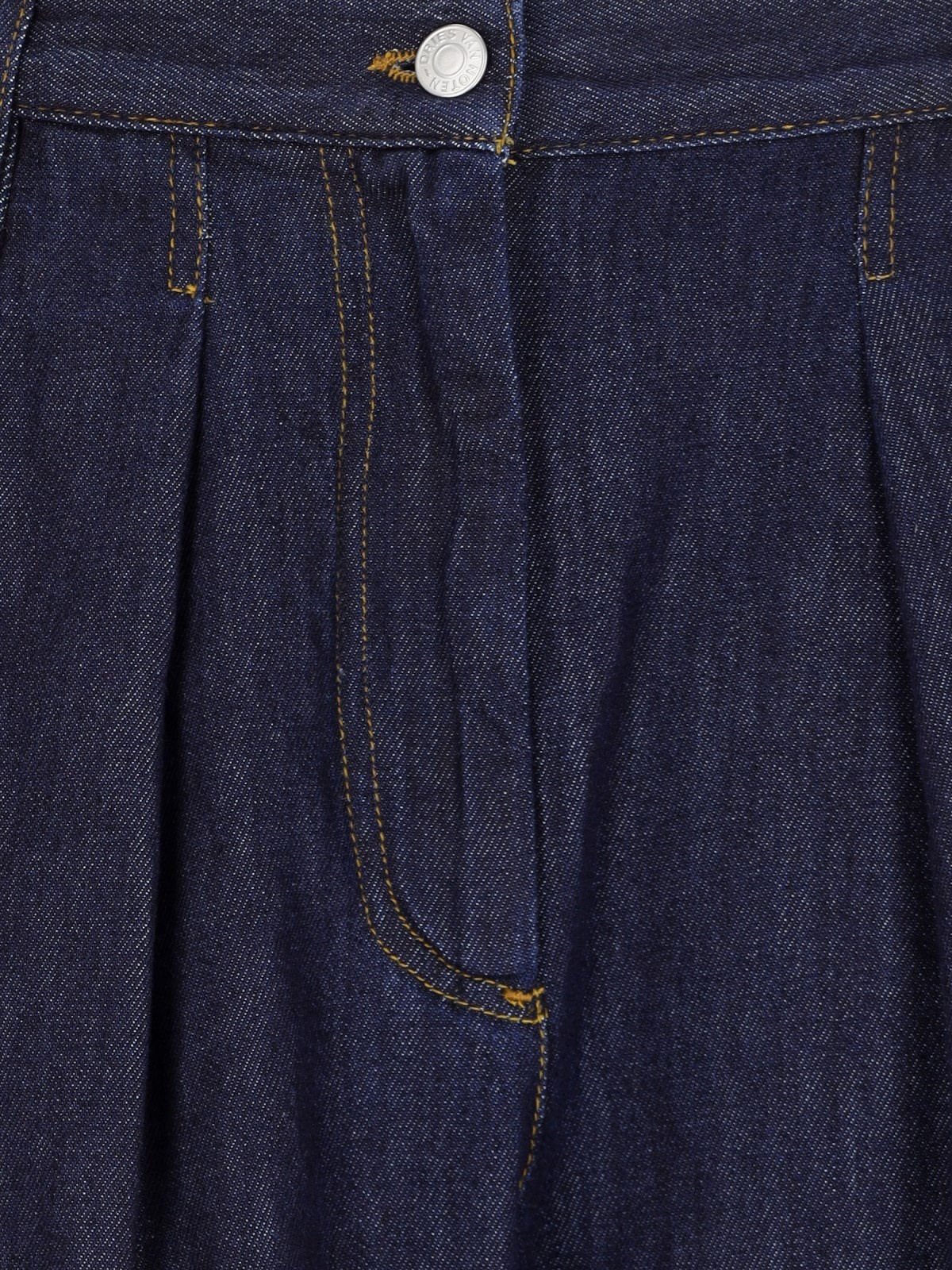 PLEATED BAGGY JEANS - 5