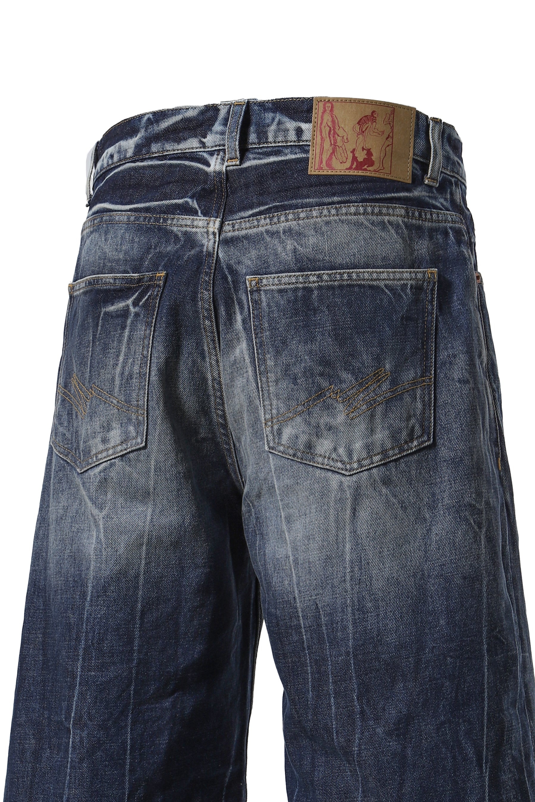 ZIP JEAN SHORT / BLU ACID BLU - 5