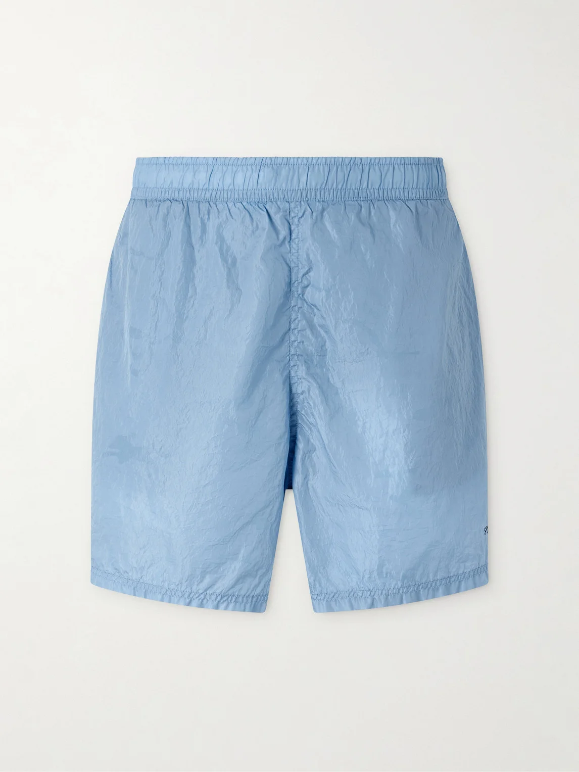 Straight-Leg Mid-Length Water Reactive Camo Shell Swim Shorts - 1