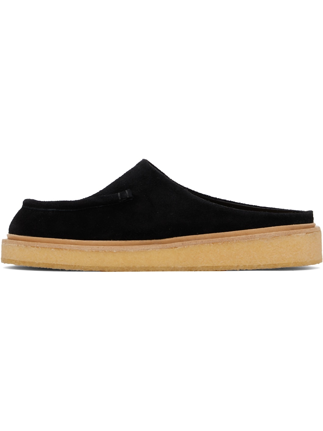 Black Suede Slippers - 3