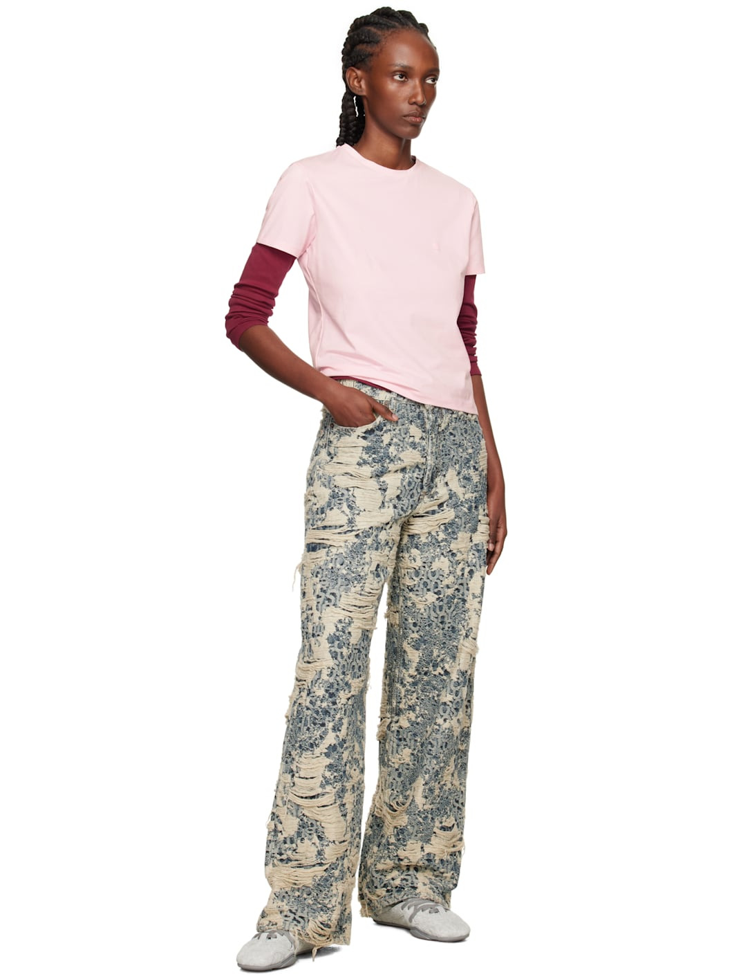 Pink Logo Patch T-shirt - 5
