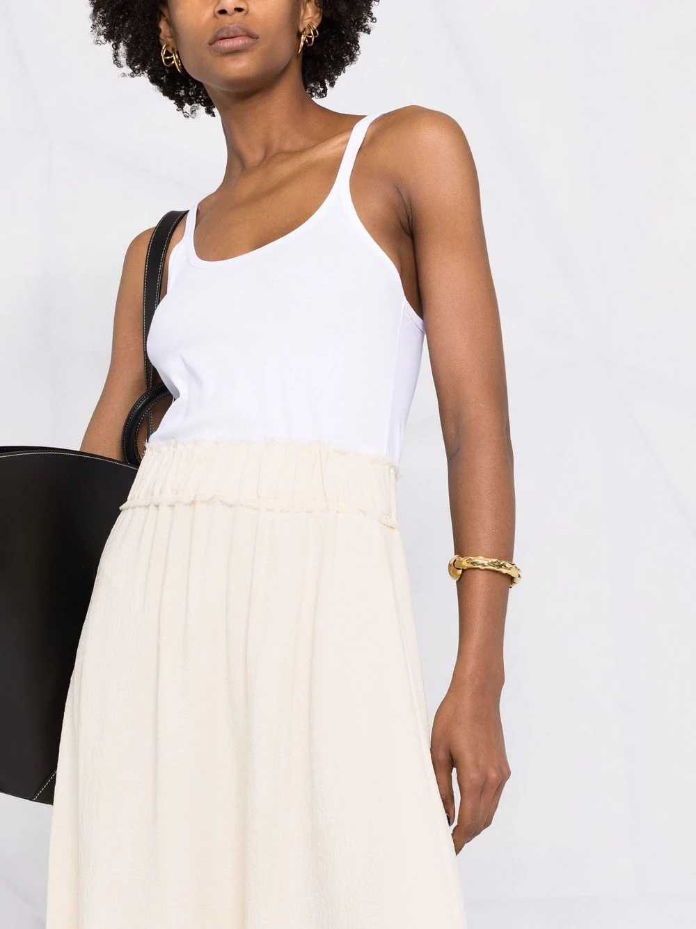 scoop-neck vest top - 5