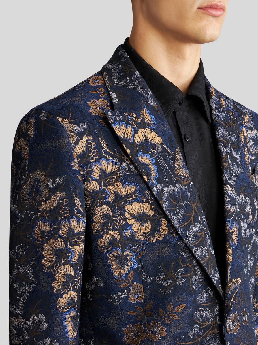 FLORAL JACQUARD JACKET - 2